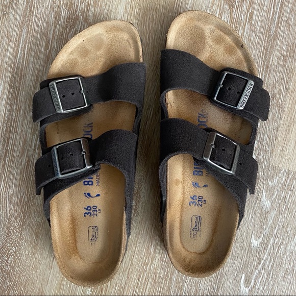 Birkenstock Shoes - BIRKENSTOCK Arizona Soft Footbed Suede